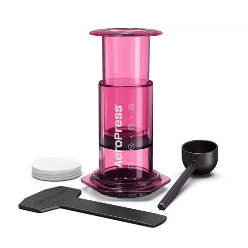 AeroPress- Clear Pink Coffee Maker