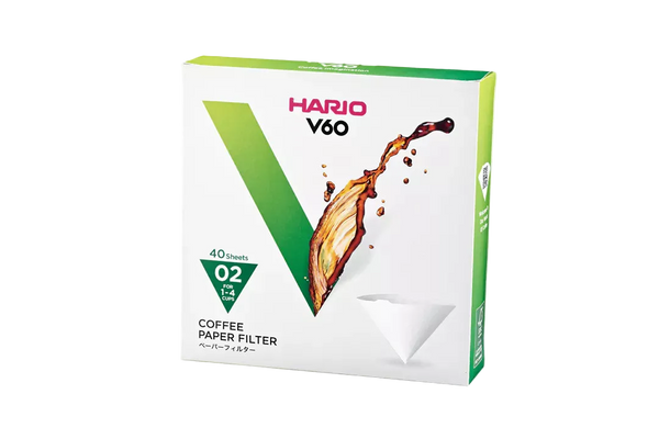 Hario V60 02 Coffee Filters- Pack of 40