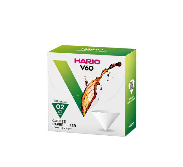 Hario V60 02 Coffee Filters 100 Pack