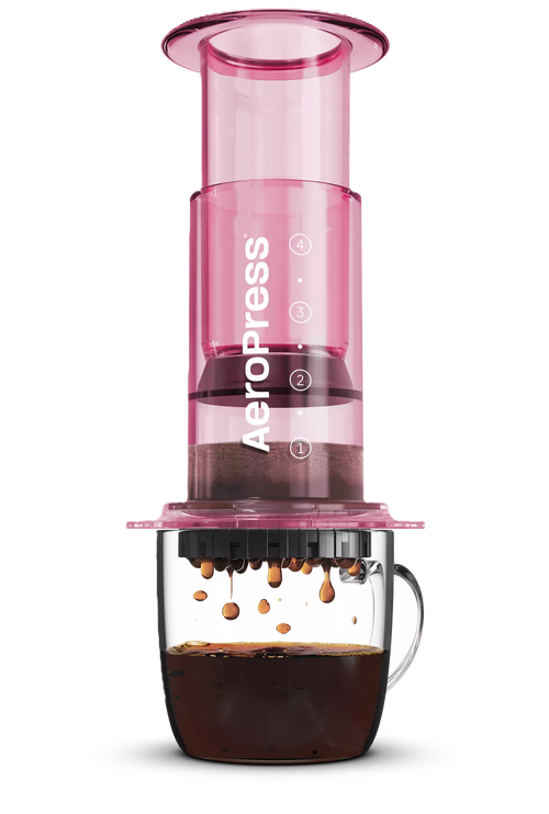 AeroPress- Clear Pink Coffee Maker